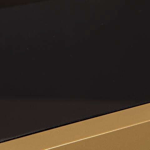 Signature Design Gold Finish Bookcase