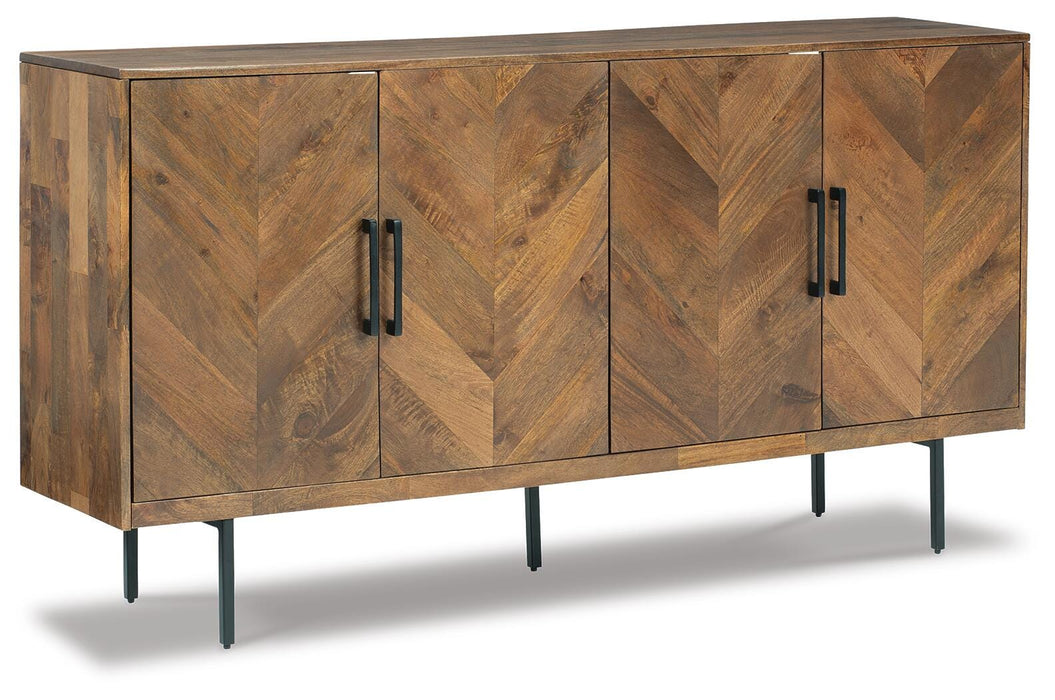 Signature Design Brown Accent Cabinet