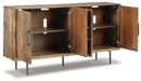 Signature Design Brown Accent Cabinet