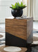 Signature Design Brown/Gunmetal Accent Table