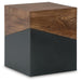 Signature Design Brown/Gunmetal Accent Table