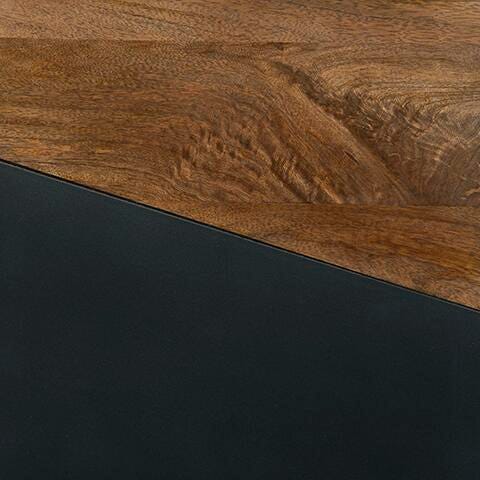 Signature Design Brown/Gunmetal Accent Table