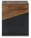 Signature Design Brown/Gunmetal Accent Table