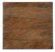 Signature Design Brown/Gunmetal Accent Table