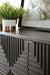 Signature Design Brown/Gold Finish Accent Cabinet