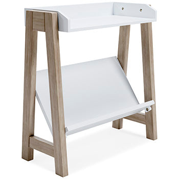 Signature Design White/Tan Small Bookcase