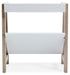 Signature Design White/Tan Small Bookcase
