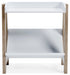 Signature Design White/Tan Small Bookcase