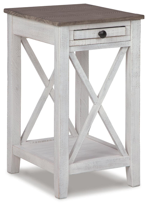 Signature Design White/Gray Accent Table