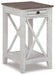 Signature Design White/Gray Accent Table