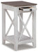 Signature Design White/Gray Accent Table