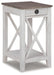 Signature Design White/Gray Accent Table