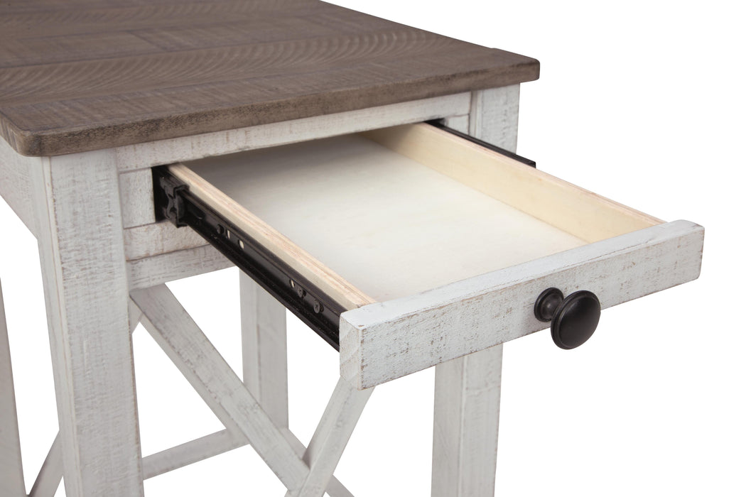 Signature Design White/Gray Accent Table