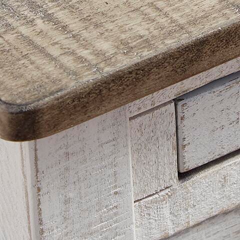 Signature Design White/Gray Accent Table