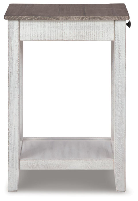 Signature Design White/Gray Accent Table