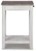 Signature Design White/Gray Accent Table