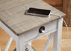 Signature Design White/Gray Accent Table