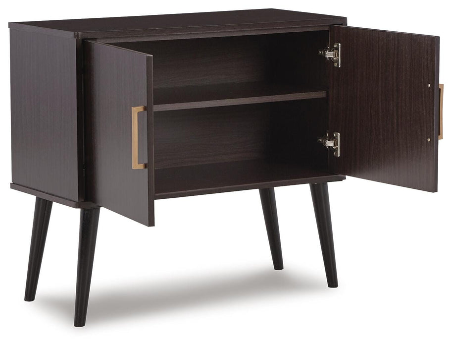 Signature Design Dark Brown Accent Cabinet
