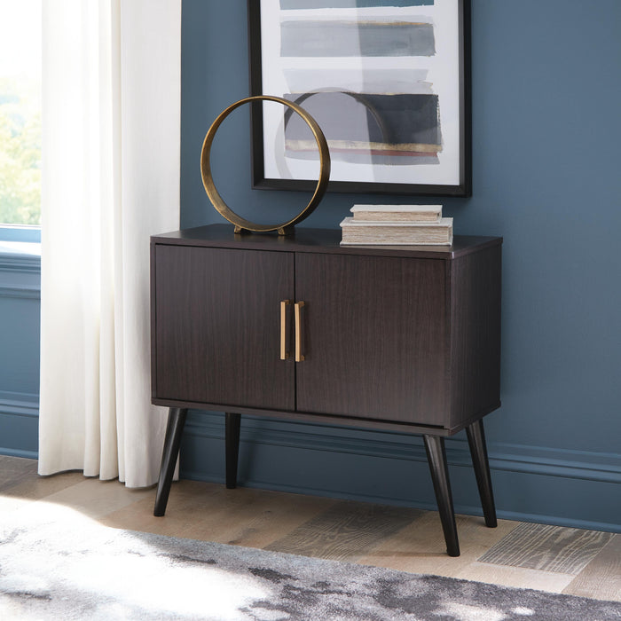 Signature Design Dark Brown Accent Cabinet