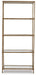 Signature Design Antique Brass Finish Bookcase