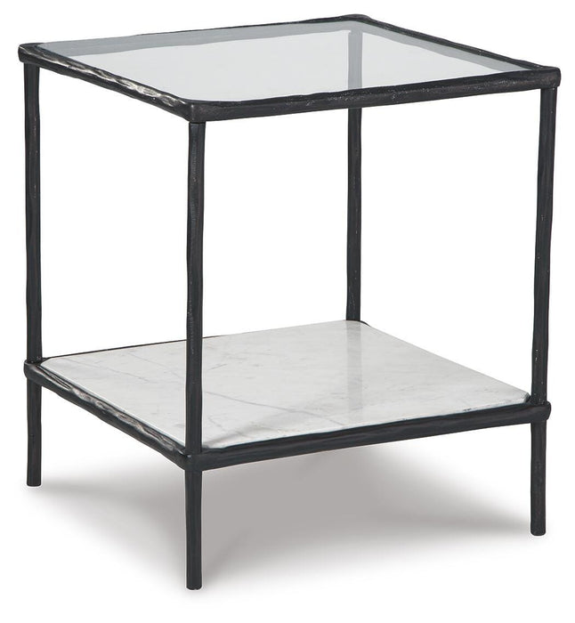 Signature Design Antique Black Accent Table