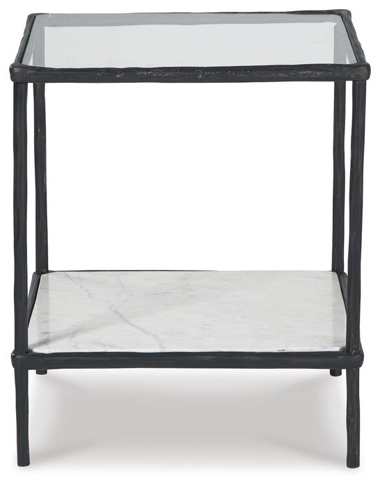 Signature Design Antique Black Accent Table