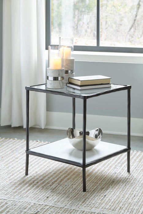 Signature Design Antique Black Accent Table