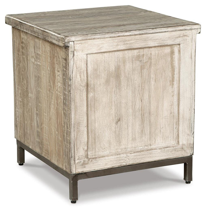 Signature Design Whitewash Accent Cabinet