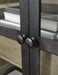 Signature Design Black/Gray Accent Cabinet