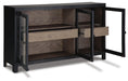 Signature Design Black/Gray Accent Cabinet