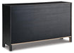 Signature Design Black/Gray Accent Cabinet