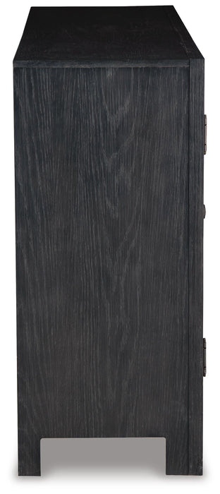 Signature Design Black/Gray Accent Cabinet