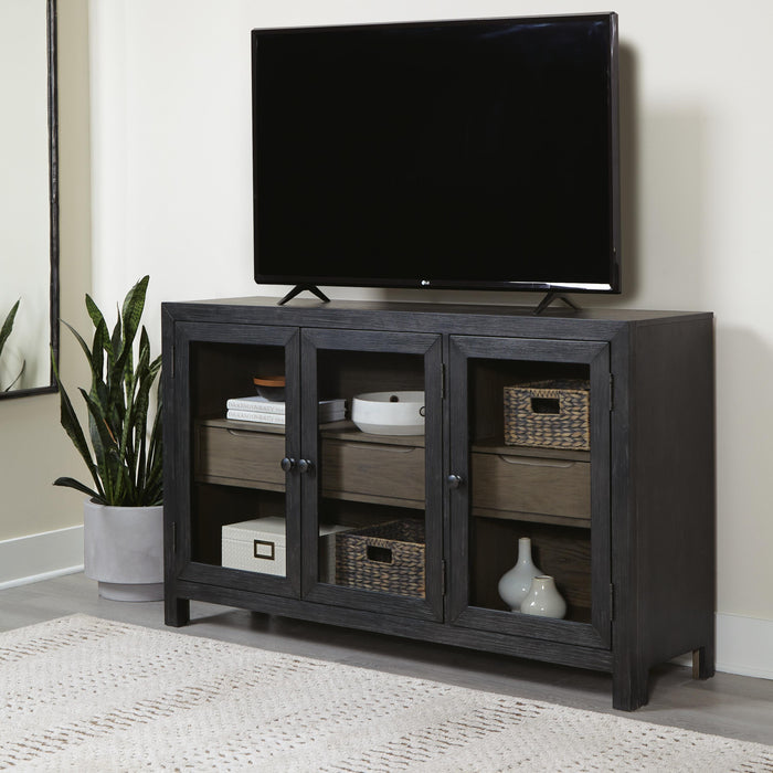 Signature Design Black/Gray Accent Cabinet