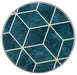 Signature Design Teal Accent Table (2/CN)