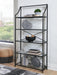 Signature Design Antique Black Bookcase