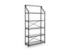 Signature Design Antique Black Bookcase
