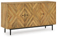 Signature Design Natural Accent Cabinet
