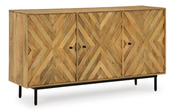Signature Design Natural Accent Cabinet