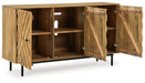 Signature Design Natural Accent Cabinet