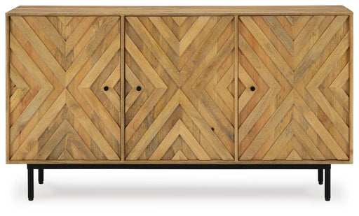 Signature Design Natural Accent Cabinet
