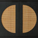 Signature Design Black/Natural Accent Cabinet
