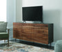 Signature Design Natural/Brown Accent Cabinet