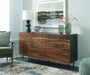Signature Design Natural/Brown Accent Cabinet