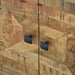 Signature Design Brown/Black Accent Cabinet
