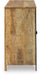Signature Design Brown/Black Accent Cabinet