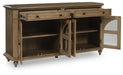 Signature Design Brown Accent Cabinet