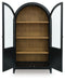 Signature Design Black/Natural Accent Cabinet