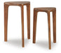 Signature Design Medium Brown Accent Table Set (2/CN)