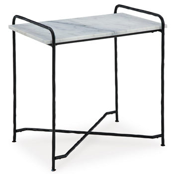 Signature Design White/Black Accent Table