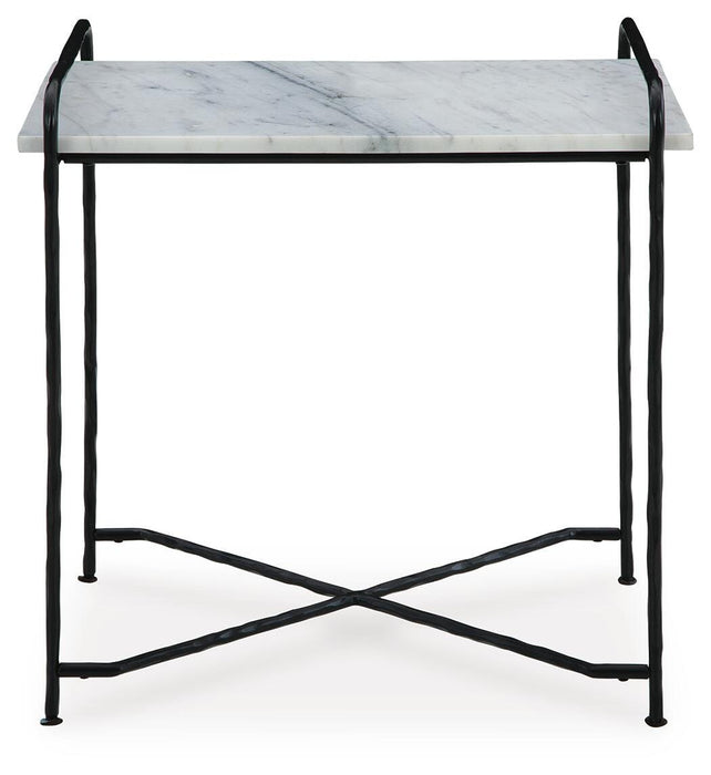 Signature Design White/Black Accent Table